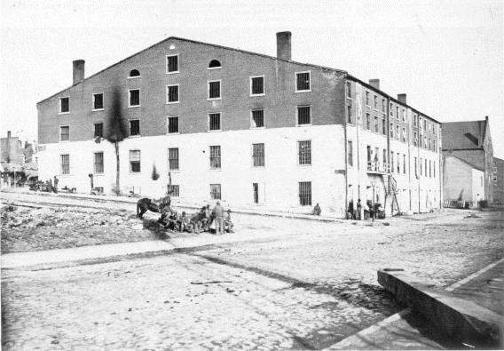 Libby Prison, W side & Rear, Russell, Hi Res.gif